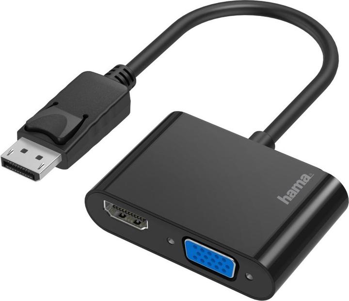 Produktbild Hama DisplayPort zu HDMI/VGA (HDMI, VGA, 10 cm)