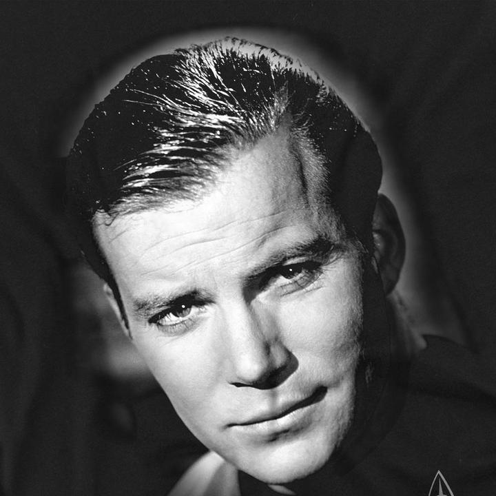 Actual product image Mens Captain Kirk Portrait T-Shirt (S)