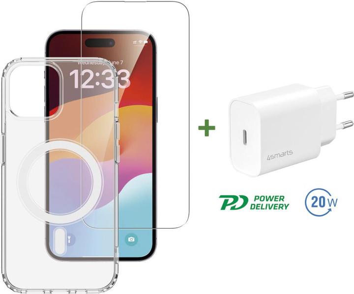 Produktbild 4smarts 3 in 1 Starter Set (Apple iPhone 15 Plus)