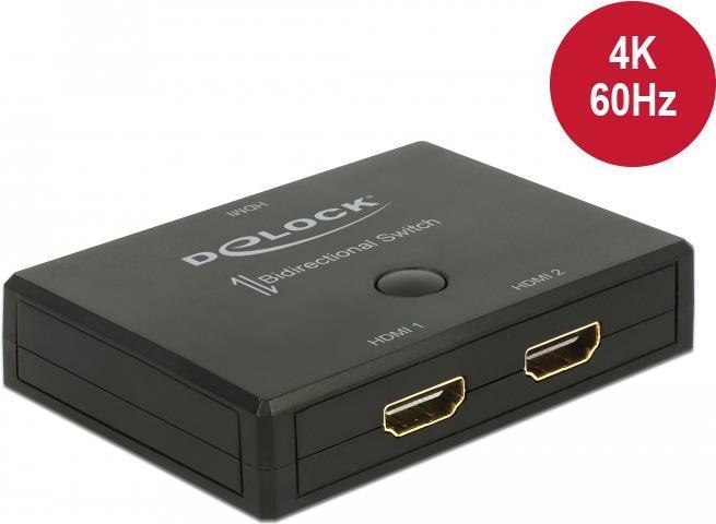 Actual product image Delock 2 Port HDMI Switch&Distributor