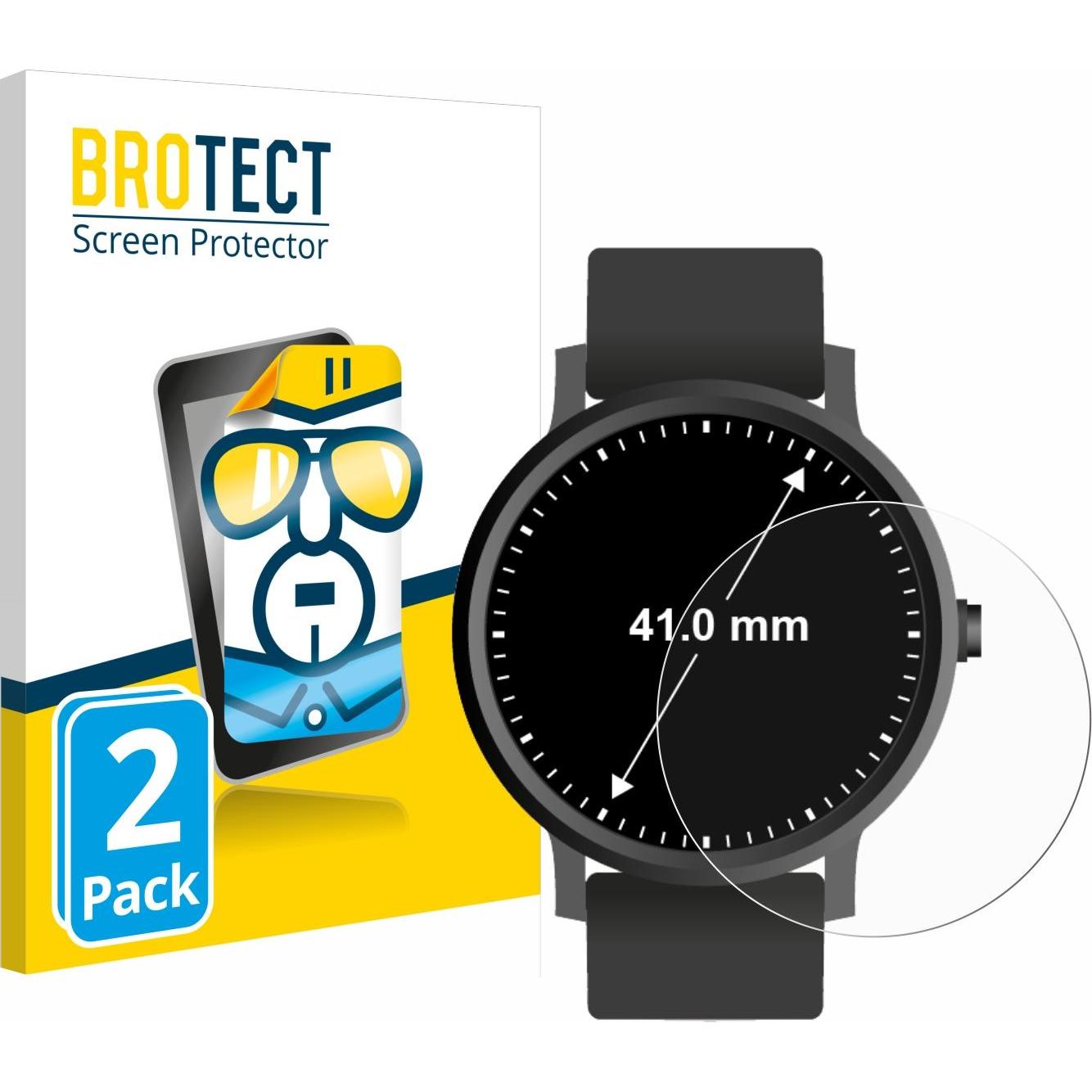 Thumbnail - BROTECT Schutzfolie Displayschutz Klar, Smartwatch Schutzfolie, Transparent