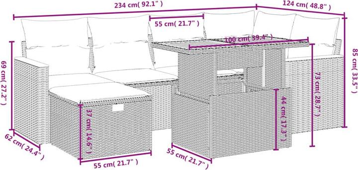 Produktbild vidaXL Madeleine