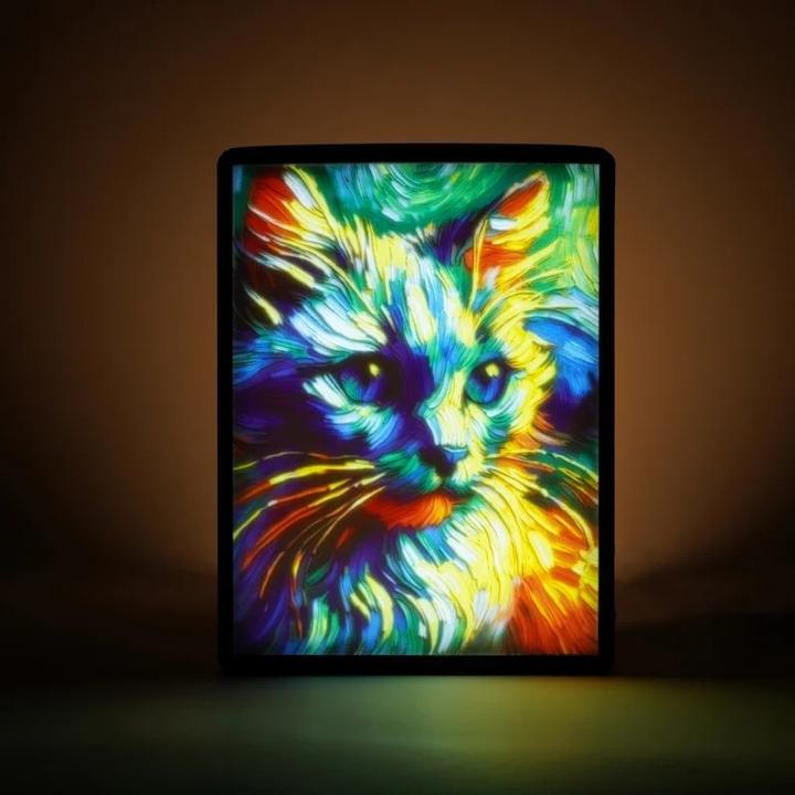 Produktbild Purecrea 192x144mm KC010 Lithophane LED Hintergrundbeleuchtung USB A Dimmbar