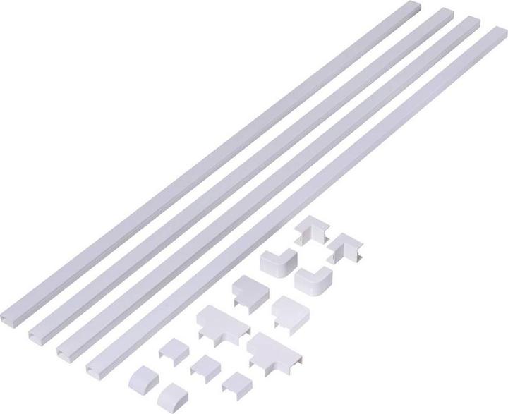 Immagine prodotto Sygonix SY-6737520 Kabelkanal Verbindungsstück (L x B x H) 1000 x 24 x 15 mm 1 S (Tubazione, 100 cm)