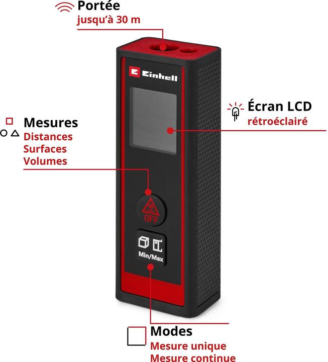 Actual product image Einhell TC-LD 30 R (30 m, 635 nm)