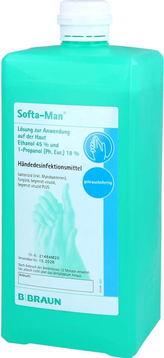 Produktbild B.Braun Softa-Man Lösung Händedesinfektionsmittel, 1000 ml Lösung (1000 ml)