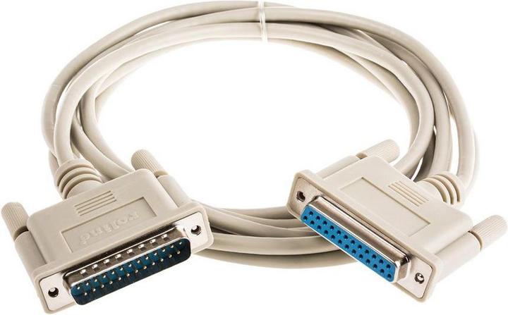 Actual product image Roline Serial cable, male Sub-D 25 / female Sub-D 25 (6 m, VGA)