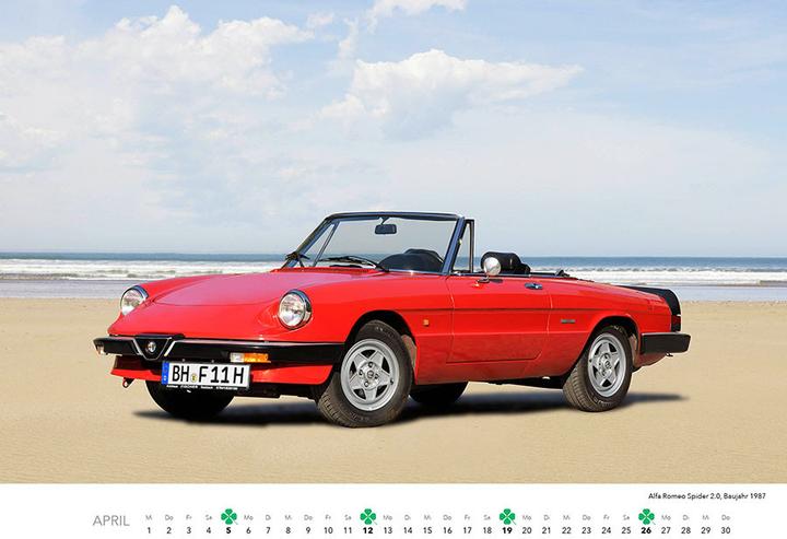Produktbild Alfa Romeo Kalender 2026 (47,5 x 33 cm)