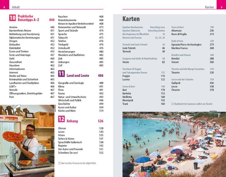 Image du produit Guide de voyage Pouilles, Gargano, Salento (Allemand, Peter Amann, 2021)