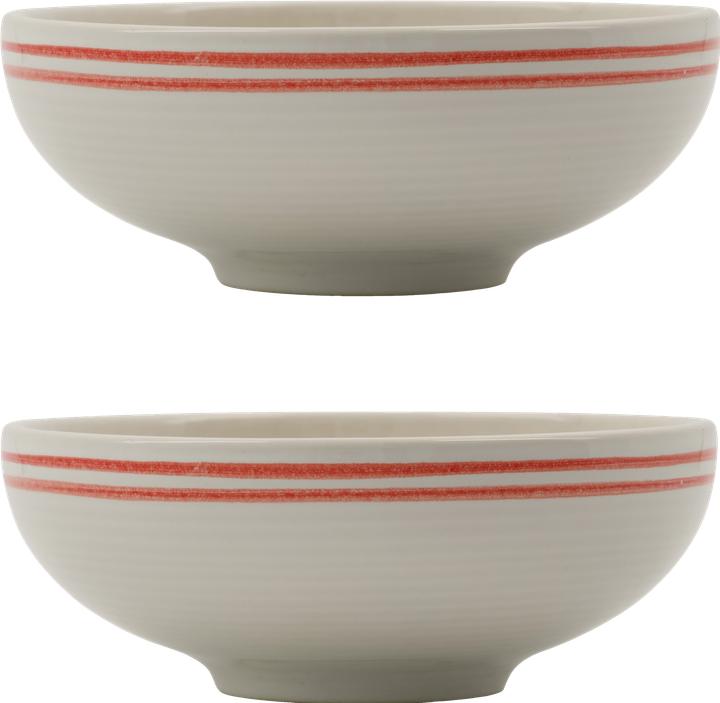 Nicolas Vahé Bowl, NVBistro, RedWhite (15.50 cm, 2x)