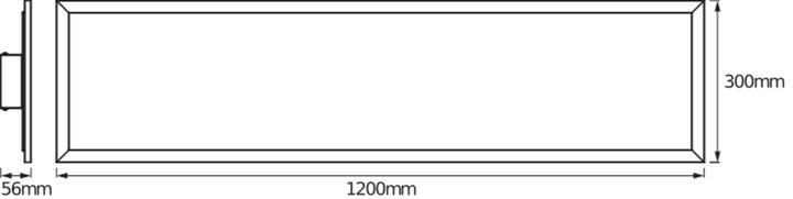 Produktbild Osram LED-Panel SMART+ planon plus 120 X 30 mm, TW (2700 lm)