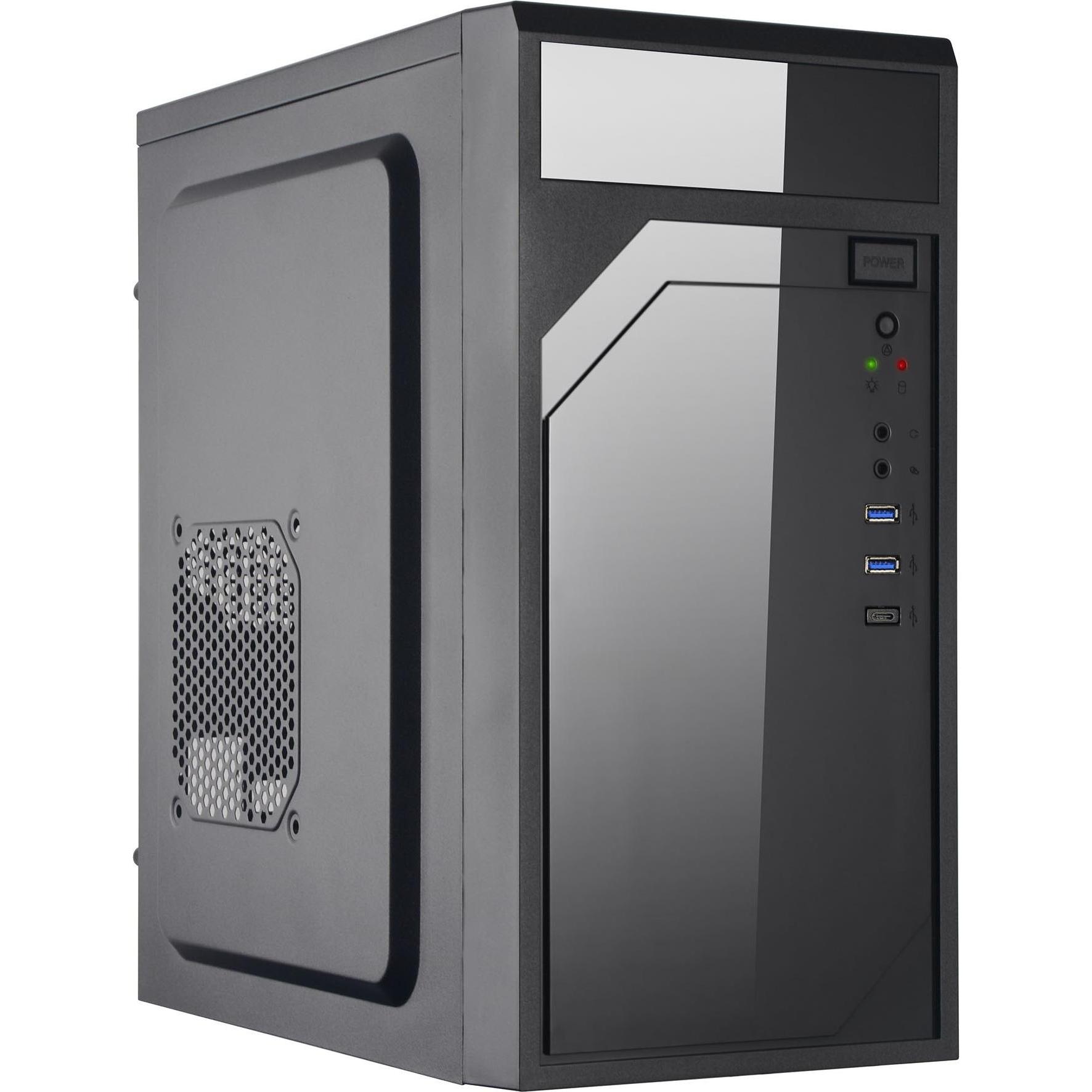 Eurocase ML M6-590B, Mini Tower, mATX, Case PC, Nero