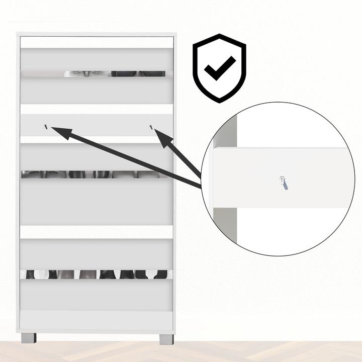 Actual product image Casaria Shoe closet (115 x 60 x 24 cm)