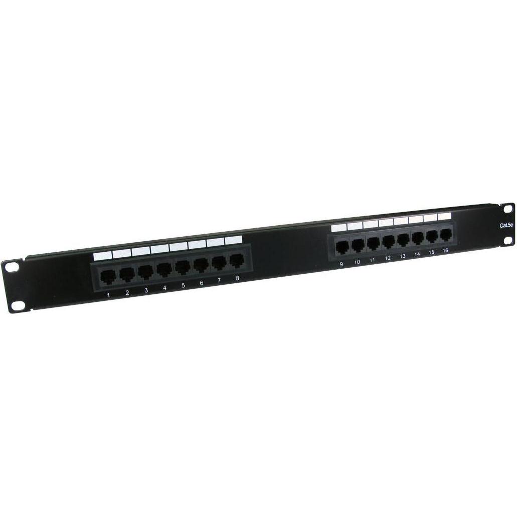 Cables Direct CDL 16 Port Cat5e Patch Panel v2, Netzwerkkabel