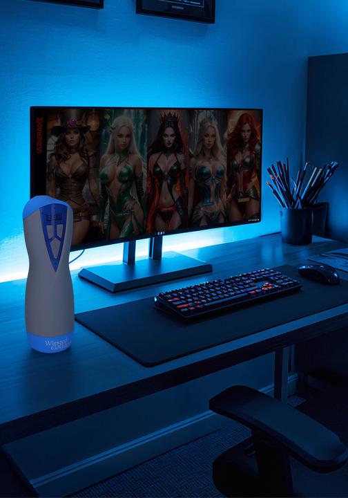 Actual product image Masturs Eloa Geflügelte Göttin Usb-Vibrator Masturbator