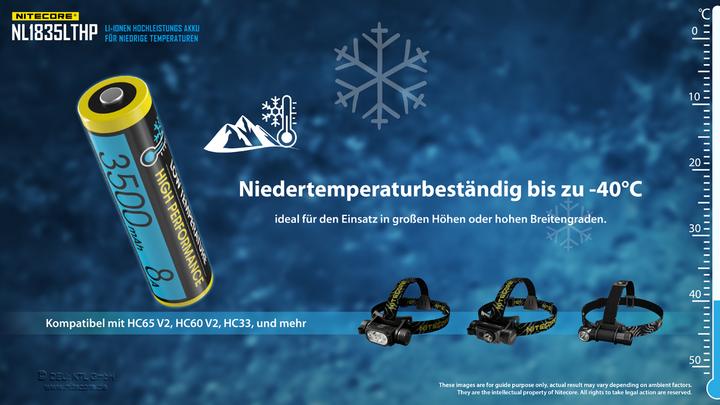 Actual product image Nitecore Li-Ion Akku Typ 18650