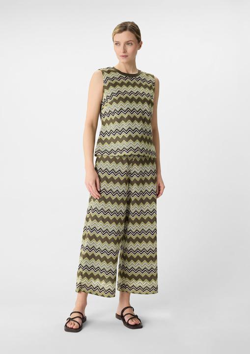 Actual product image Comma Hose Strick-Culotte mit Zick-Zack-Muster (42)