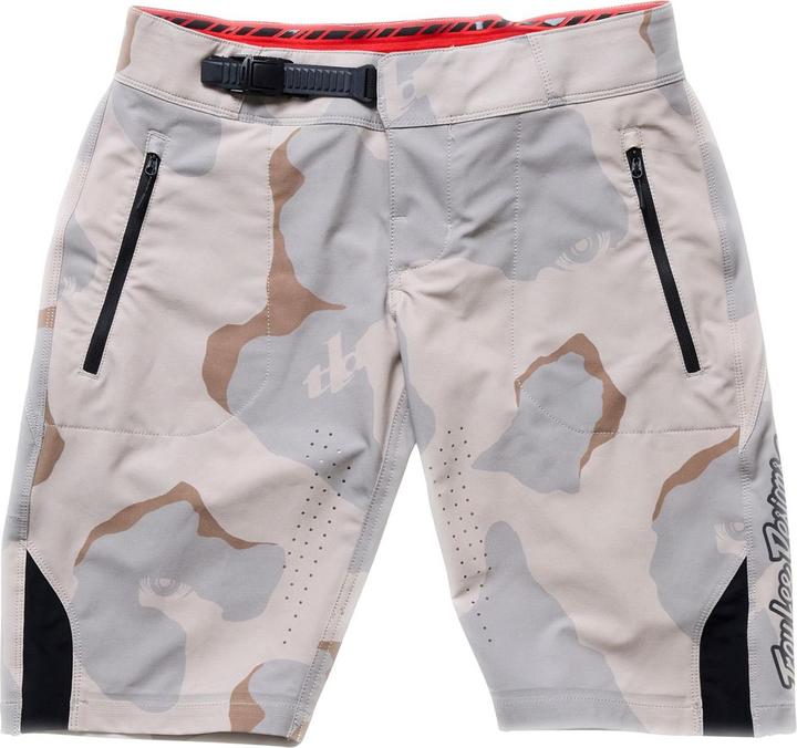 Troy Lee Designs Womens Lilium Pro Short Shell, Flow Camo, pumice, M