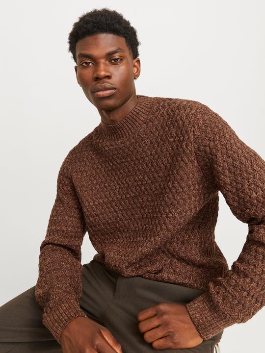 Produktbild Jack & Jones Einfarbig Strickpullover mit Rundhals Strickpullover mit Rundhals (XS)
