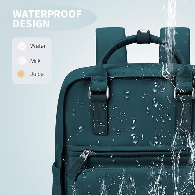 Image du produit Only-Bags.Store Sac à dos pour ordinateur portable de couleur unie, sac d'école simple de style preppy, sport de