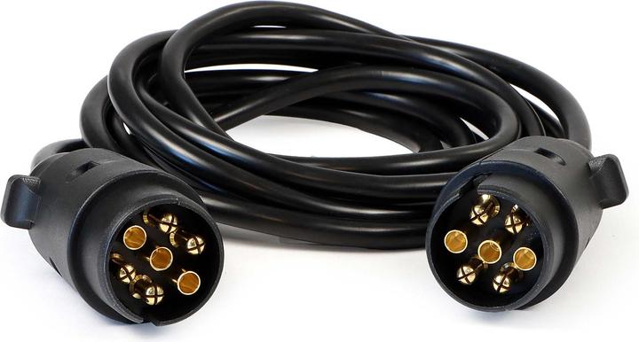 Actual product image Wiltec 7-pole extension cable