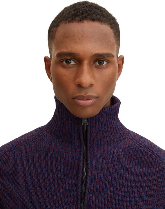 Image du produit Tom Tailor Pull en maille à col zippé (M)