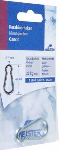 Actual product image Meister Fire brigade snap hook