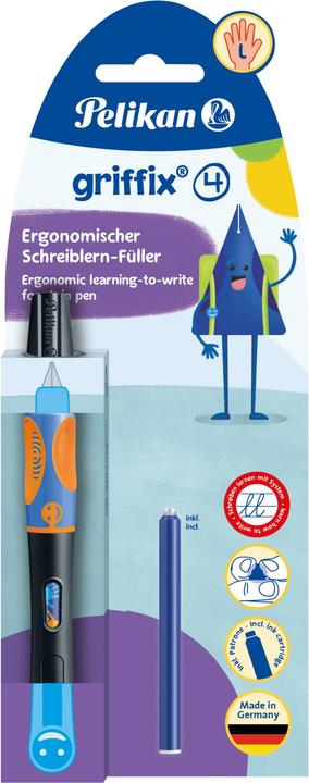 Immagine prodotto Pelikan Penna stilografica Griffix LH NeonBlac (Nero neon, 1x)