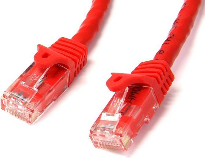 Actual product image StarTech 7m Red Cat6 Patch Cable (U/UTP, CAT6, 7 m)