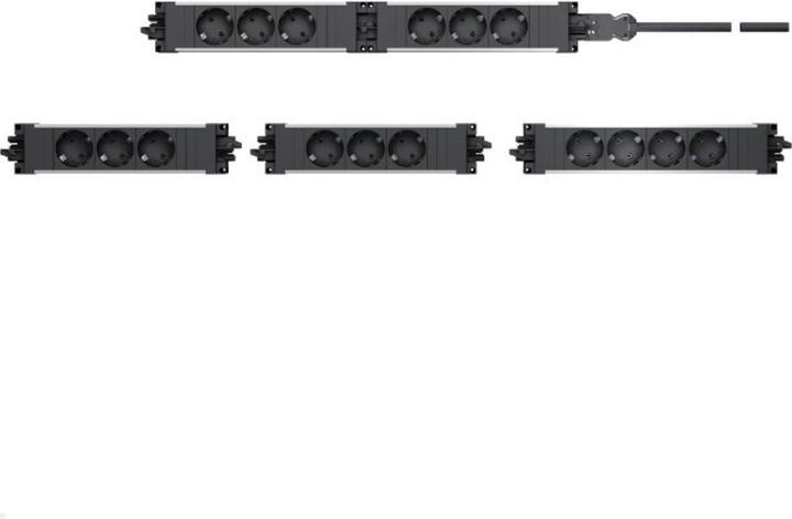 Actual product image Bachmann Multiple socket outlets (2x, CEE 7/3)