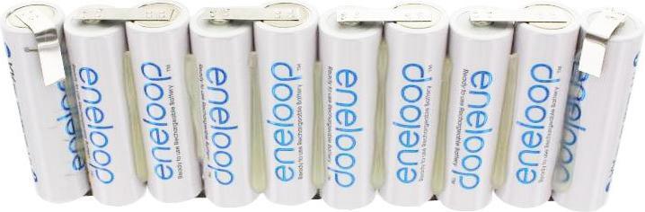 Actual product image Sanyo Akku Eneloop 12 Volt AkkuPack mit Lötfahnen (AA)