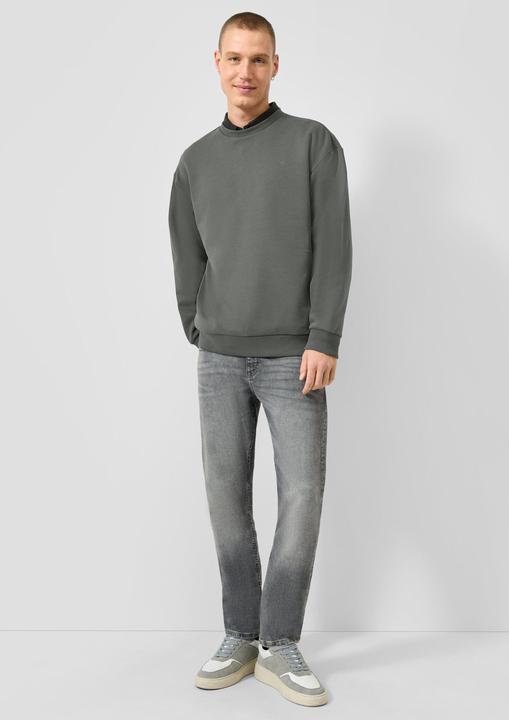 Produktbild s.Oliver Sweatshirt Sweatshirt mit Logo-Stickerei (M)