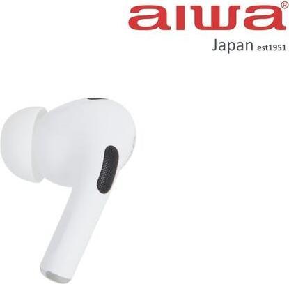 Actual product image Aiwa Kabellose Kopfhörer mit Ladebox EBTW-350WT Weiss (Wireless)