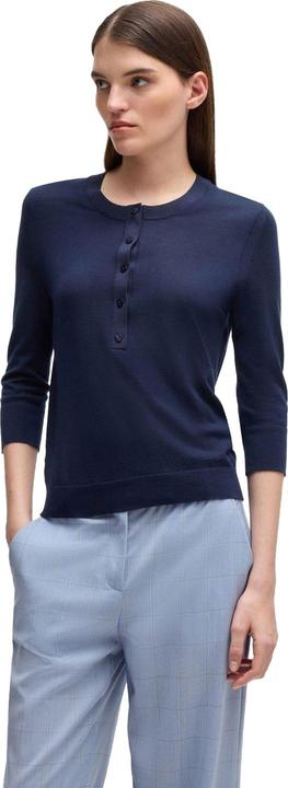 Produktbild BOSS Fiblure Pullover Top HenleyKragen (M)