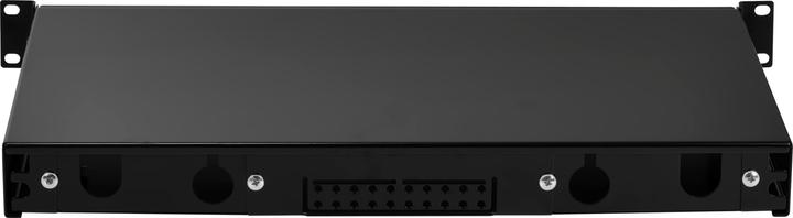 Produktbild EFB Elektronik Spleissbox ausziehbar 1HE ohne Frontblende, unbestückt, schwarz