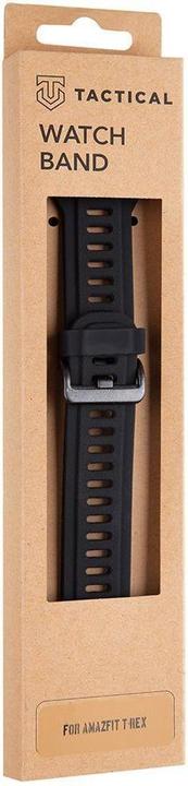 Actual product image Source 606 Silicone strap for Amazfit T-Rex|T-Rex Pro Black (Silicone)