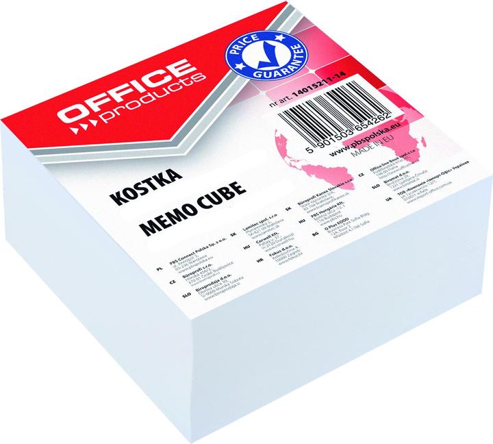 Image du produit Office Products Bloc-notes, 85x85x40mm, blanc (85 x 85 mm)