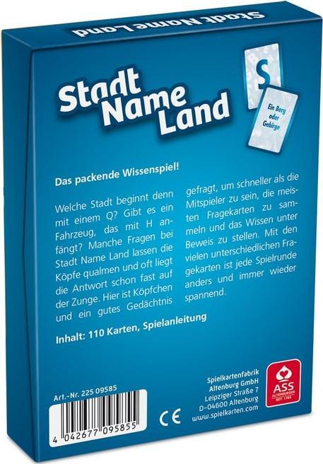 Actual product image ASS Altenburg 22509585 - City Name Country (DE Edition) (German, 2 - 4 Players)