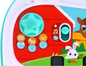 Actual product image Clementoni Baby The Animals Piano (English, French)