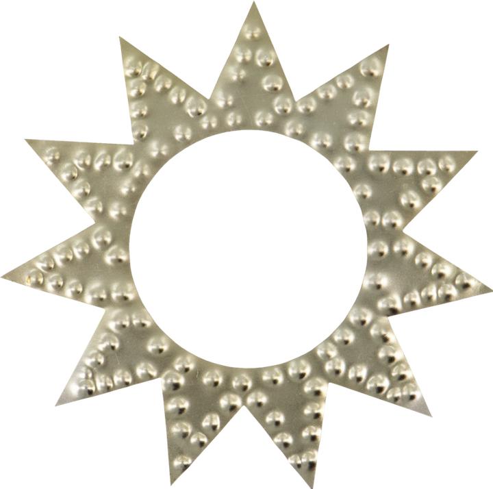 Actual product image House Doctor Napkin rings, HDRing, Antique champagne silver finish (100 -part)