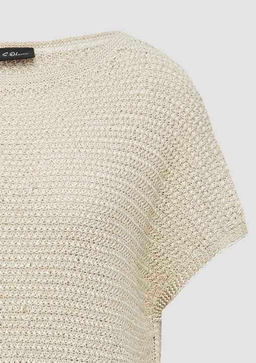 Produktbild s.Oliver Strickpullunder Ärmelloser Pullover im Relaxed Fit (L)