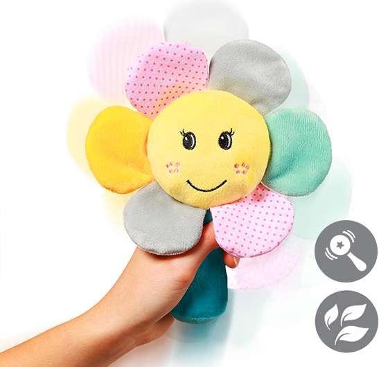 Actual product image Babyono soft rattle flower, 609