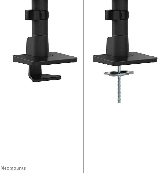 Actual product image Neomounts table mount duo 100x100 11kg/24-34"/black/fully moveable (Table, 34", 11 kg)