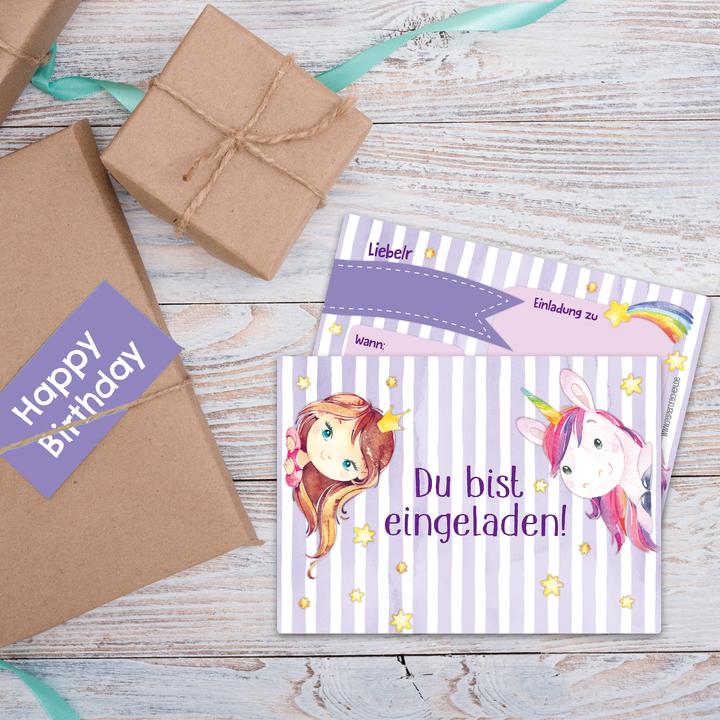 Actual product image Papierdrachen 12 invitation cards (12 pcs.)