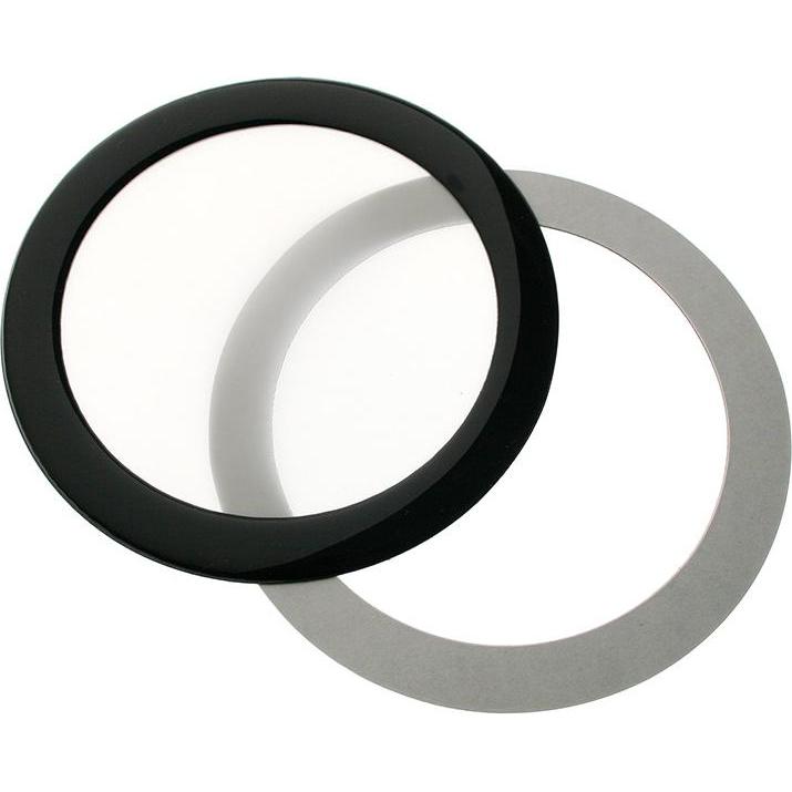 DEMCiflex Staubfilter 92mm, rund, PC Lüfter Zubehör, Schwarz
