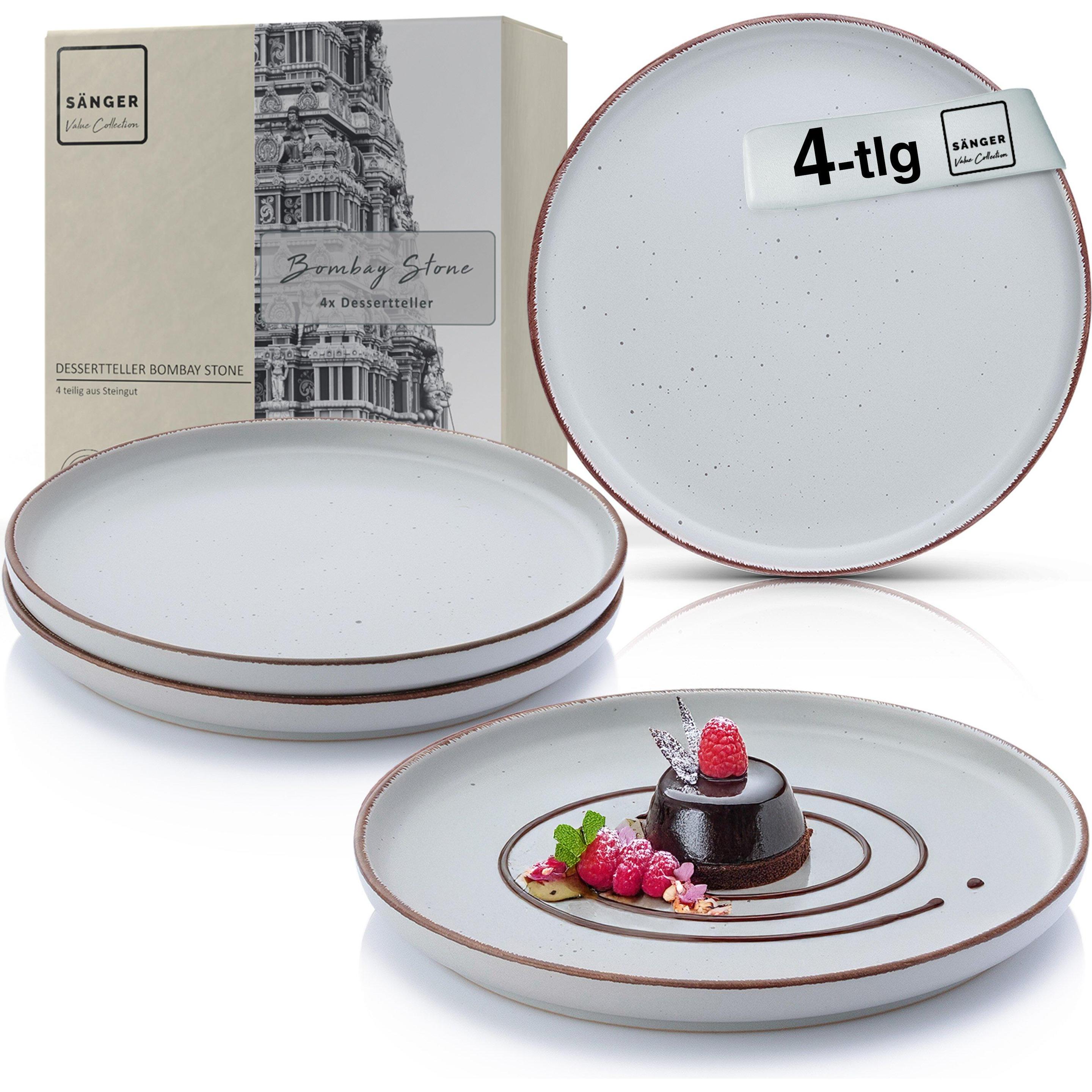 Sänger Dessertteller Set Bombay Stone, Teller