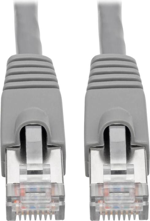 Produktbild Eaton Cat6a 10G-Certified Snagless Shielded STP Ethernet Cable RJ45m/M PoE Gray 6 ft. 1.83 (S/UTP, CAT6a, 1.83 m)
