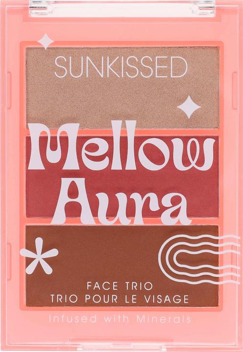 Immagine prodotto Sunkissed Palette trucco Mellow Auro con tonalità di evidenziatore, fard e bronzer per un tocco in movimento (Highlighter, Bronzer)