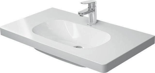 Produktbild Duravit Möbelwaschtisch D-CODE MED o ÜL m HLB 850x480mm 1 Hahnloch weiss (480 mm, 850 mm)