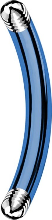 Immagine prodotto Star Piercing Bastoncino di banana blu scuro (senza ottone, Titanio G23)